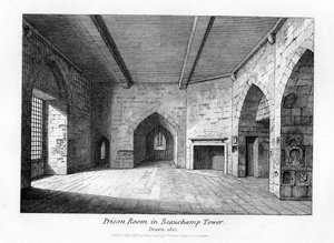 Prison Room in Beauchamp Tower, 1830 by English School